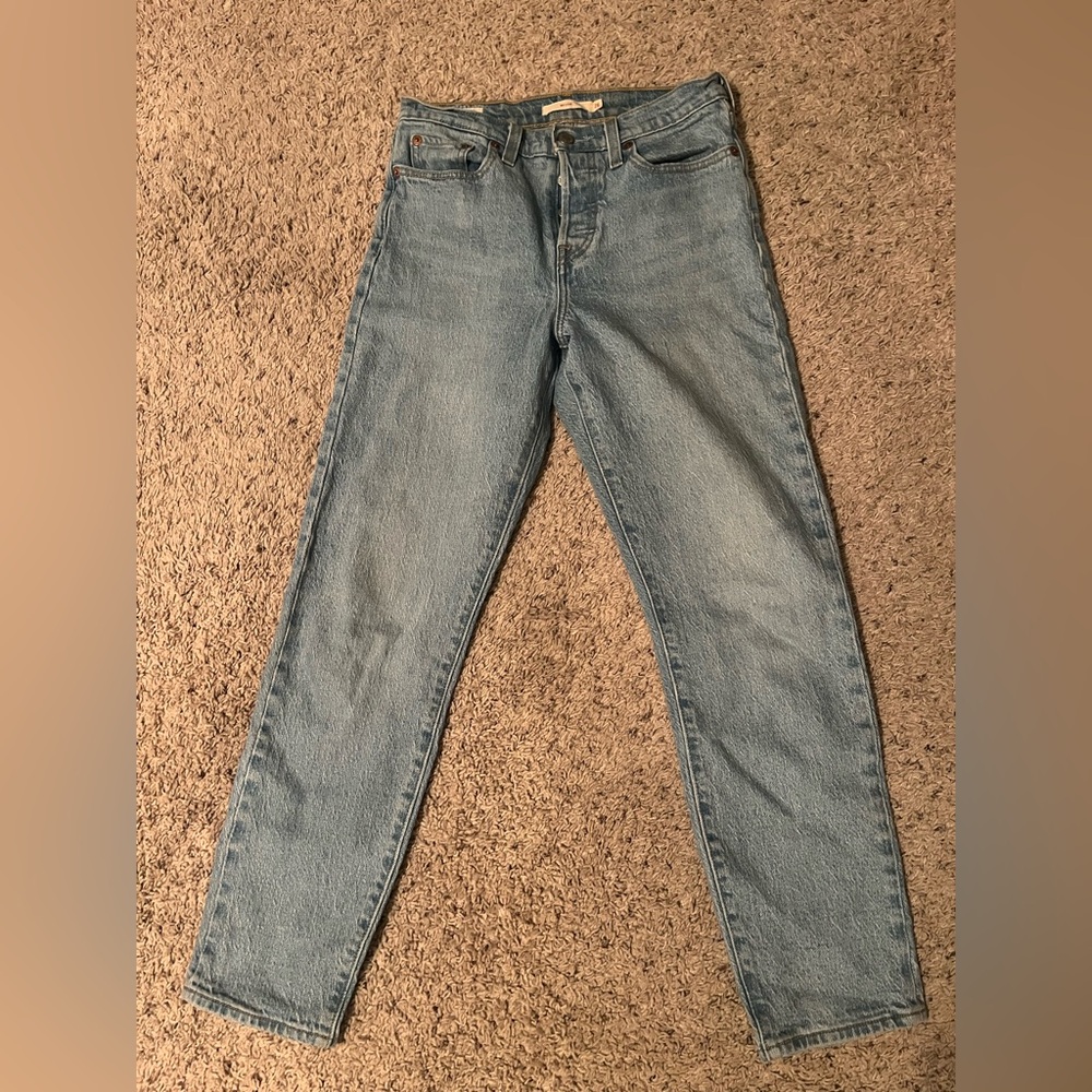 Levi's Light Blue Ankle & Cropped Jeans
